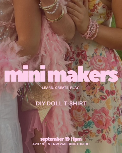 Mini Makers: DIY Doll T-Shirt (9/19)