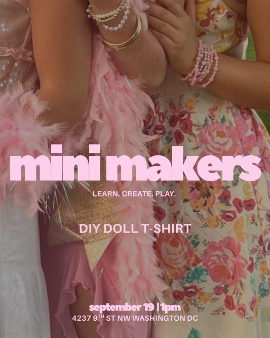 Mini Makers: DIY Doll T-Shirt (9/19)