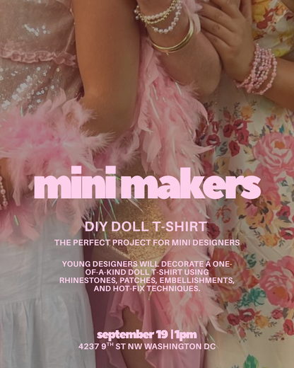 Mini Makers: DIY Doll T-Shirt (9/19)