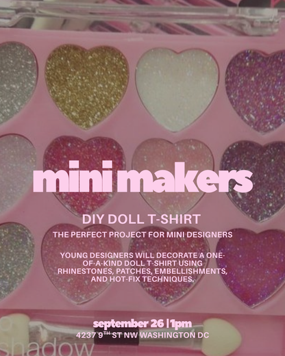 Mini Makers: DIY Doll T-Shirt (9/26)
